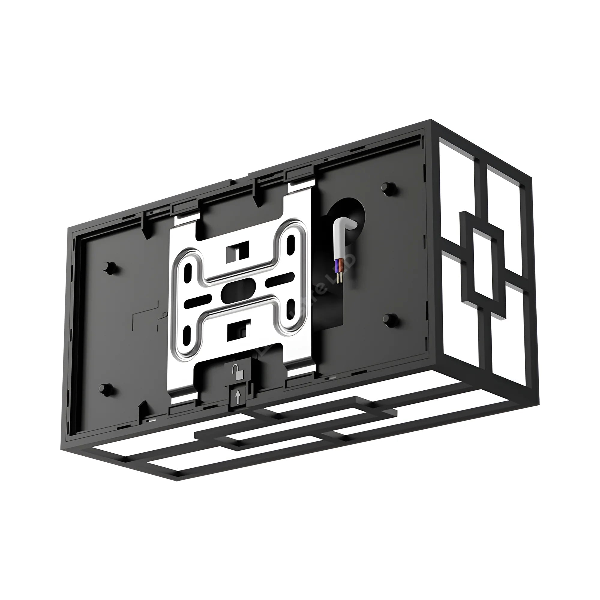 Aplica LED 10W VENETO Black 950lm CCT Exterior IP44