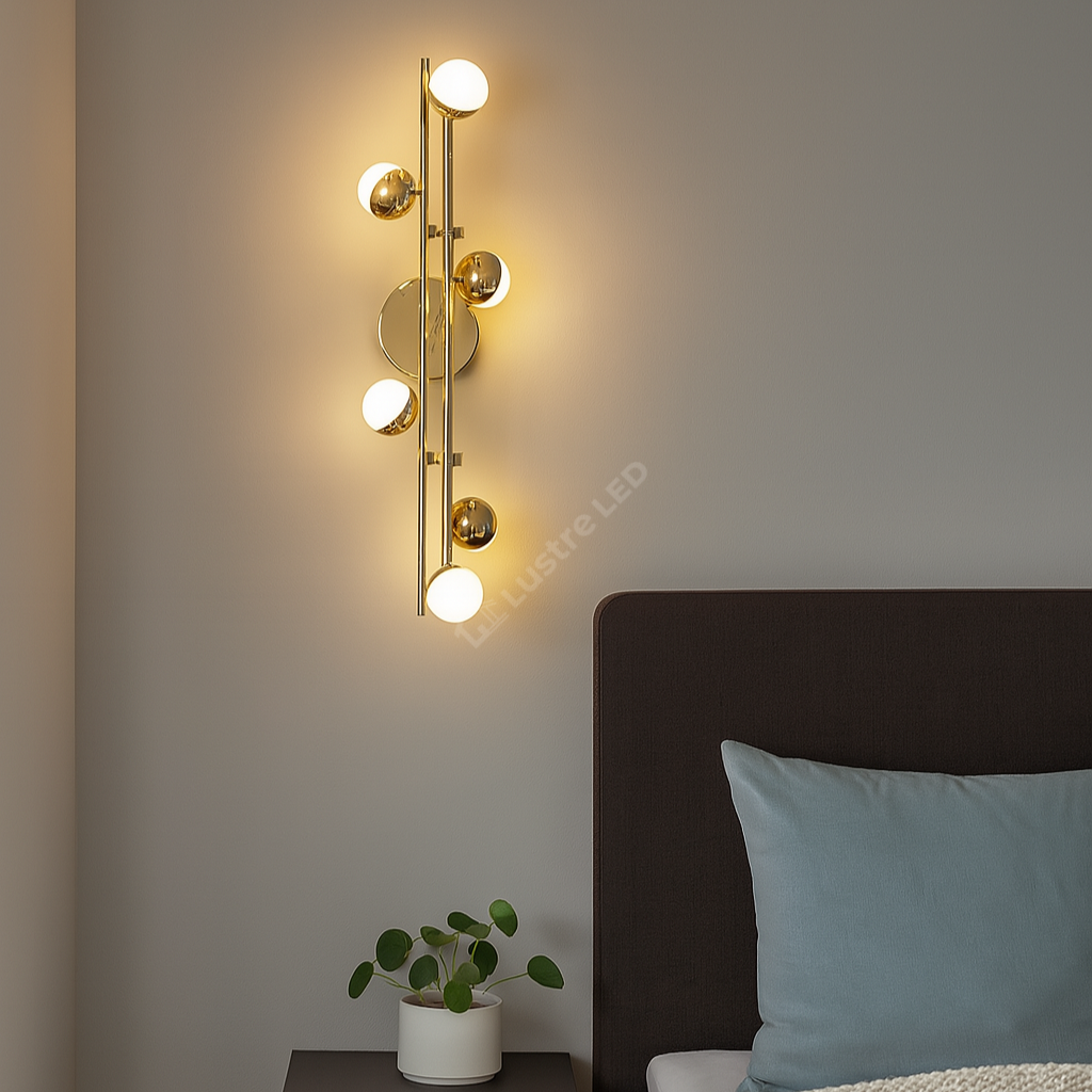 Aplica LED 16W Luxury Golden Bulbs Premium 2842-APL APLICA PERETE / AURIE / MINIMALIST DESIGN Wall Light Fixtures