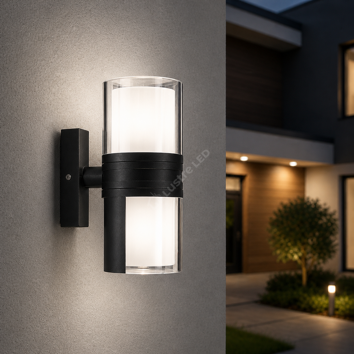 Aplica LED 18W Edon Black Exterior IP65