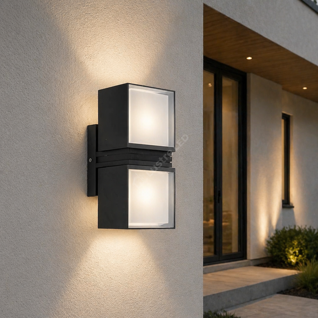Aplica LED 18W Elan Black Reglabila Exterior IP65