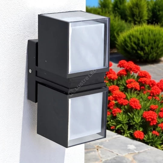 Aplica LED 18W Elan Black Reglabila Exterior IP65