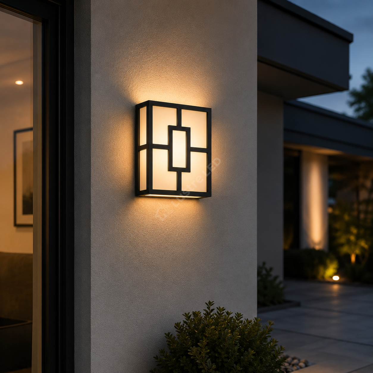 Aplica LED 20W VENETO Black 1900lm CCT Exterior IP44