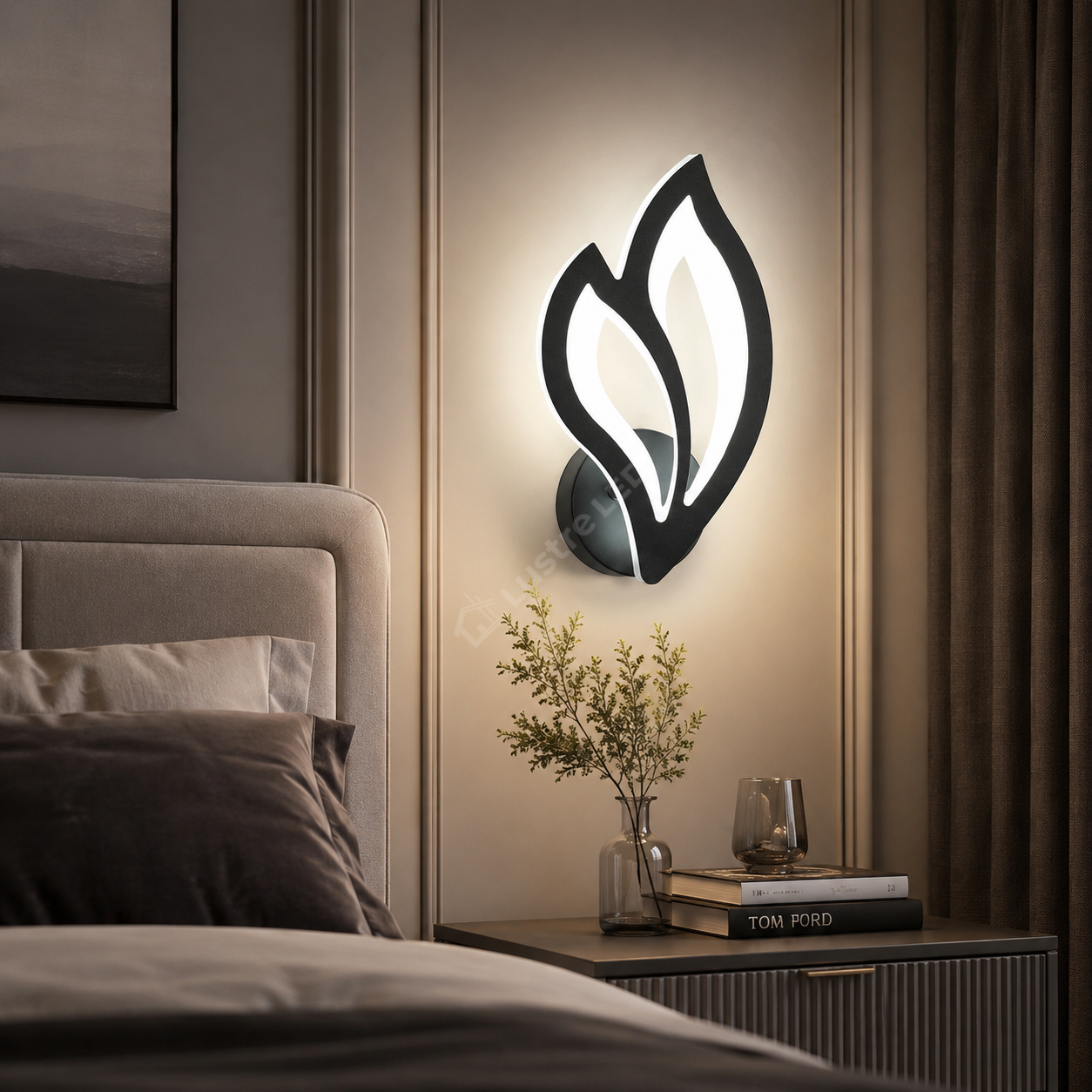 Aplica LED 22W Perete ANEMONE Black
