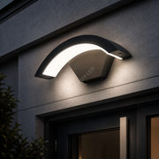 Aplica LED 24W HELIOS 1200lm 4000K Exterior Neagra