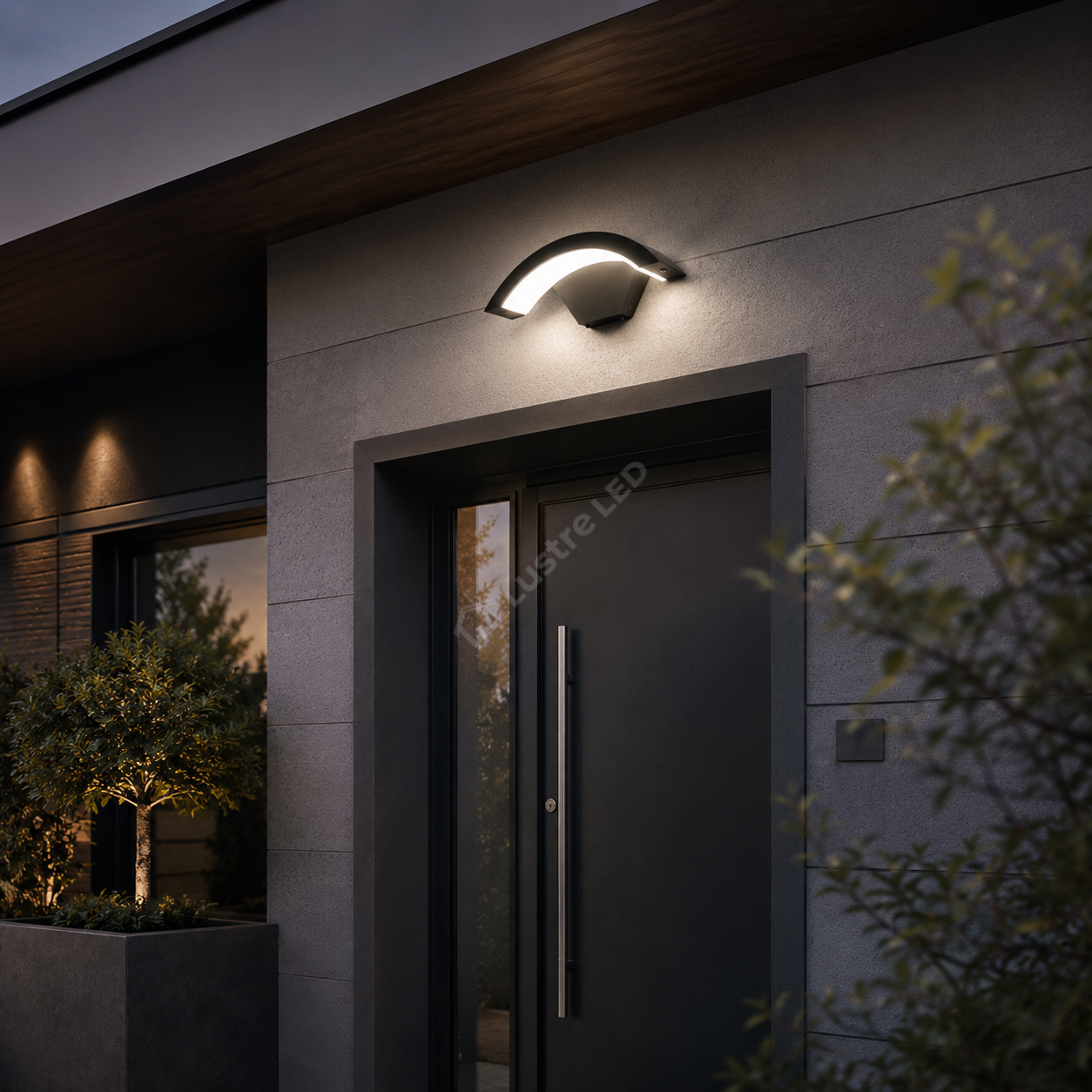 Aplica LED 24W HELIOS 1200lm 4000K Exterior Neagra