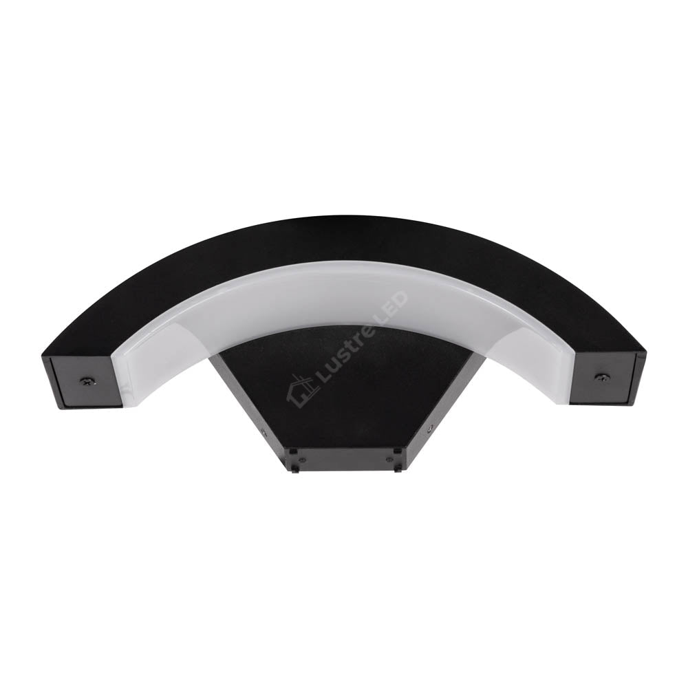 Aplica LED 24W HELIOS 1200lm 4000K Exterior Neagra