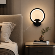 Aplica LED 24W ROUND Negru 3 Functii