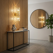 Aplica LED 40W GOLD Cristal Cilindru 40CM