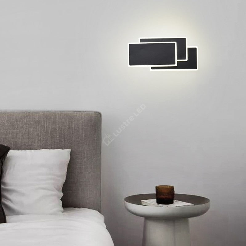 Aplica LED 54W LUCIUS Black Echivalent 150W
