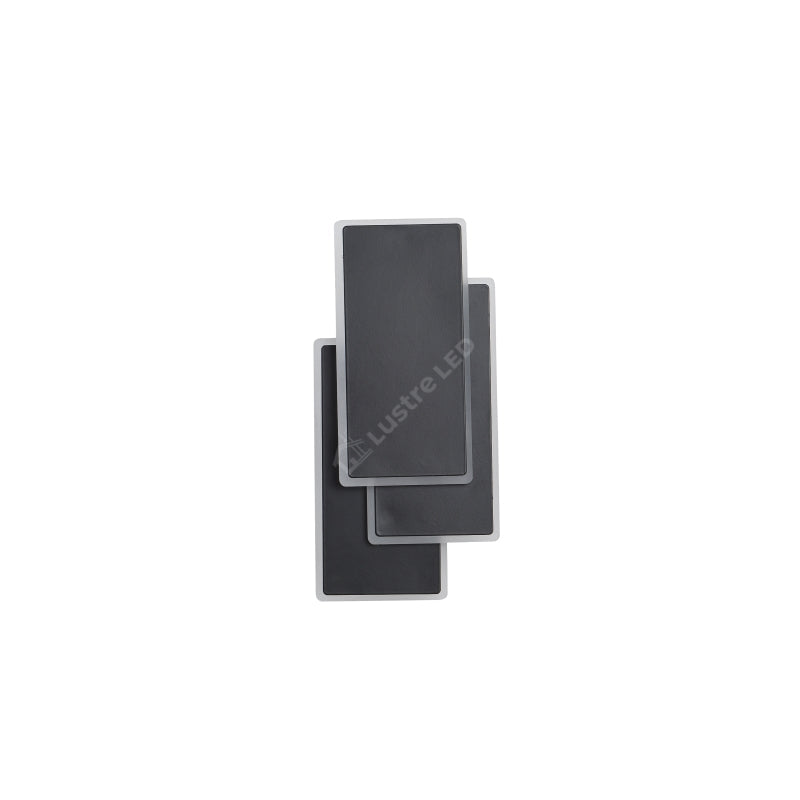 Aplica LED 54W LUCIUS Black Echivalent 150W