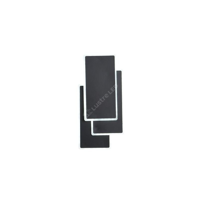 Aplica LED 54W LUCIUS Black Echivalent 150W