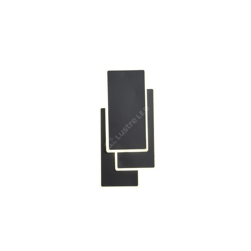 Aplica LED 54W LUCIUS Black Echivalent 150W