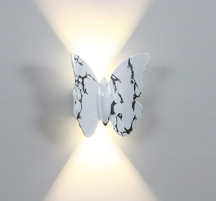 Aplica Led 6W Exterior Butterfly Alba C207Wh Wall Light Fixtures