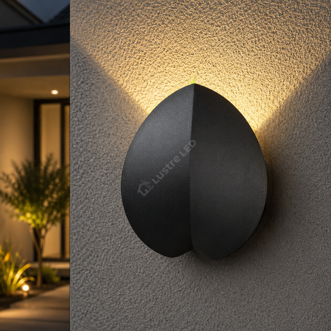 Aplica LED 7W Exterior SHELL Neagra
