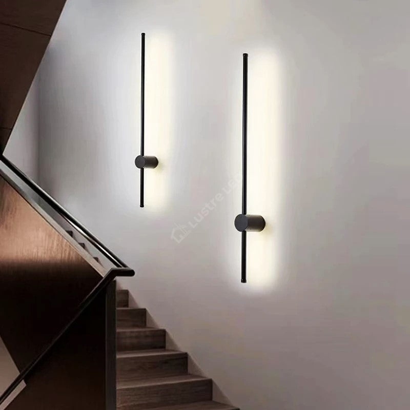 Aplica Led Alpine 22W 60Cm Black Wall Light Fixtures