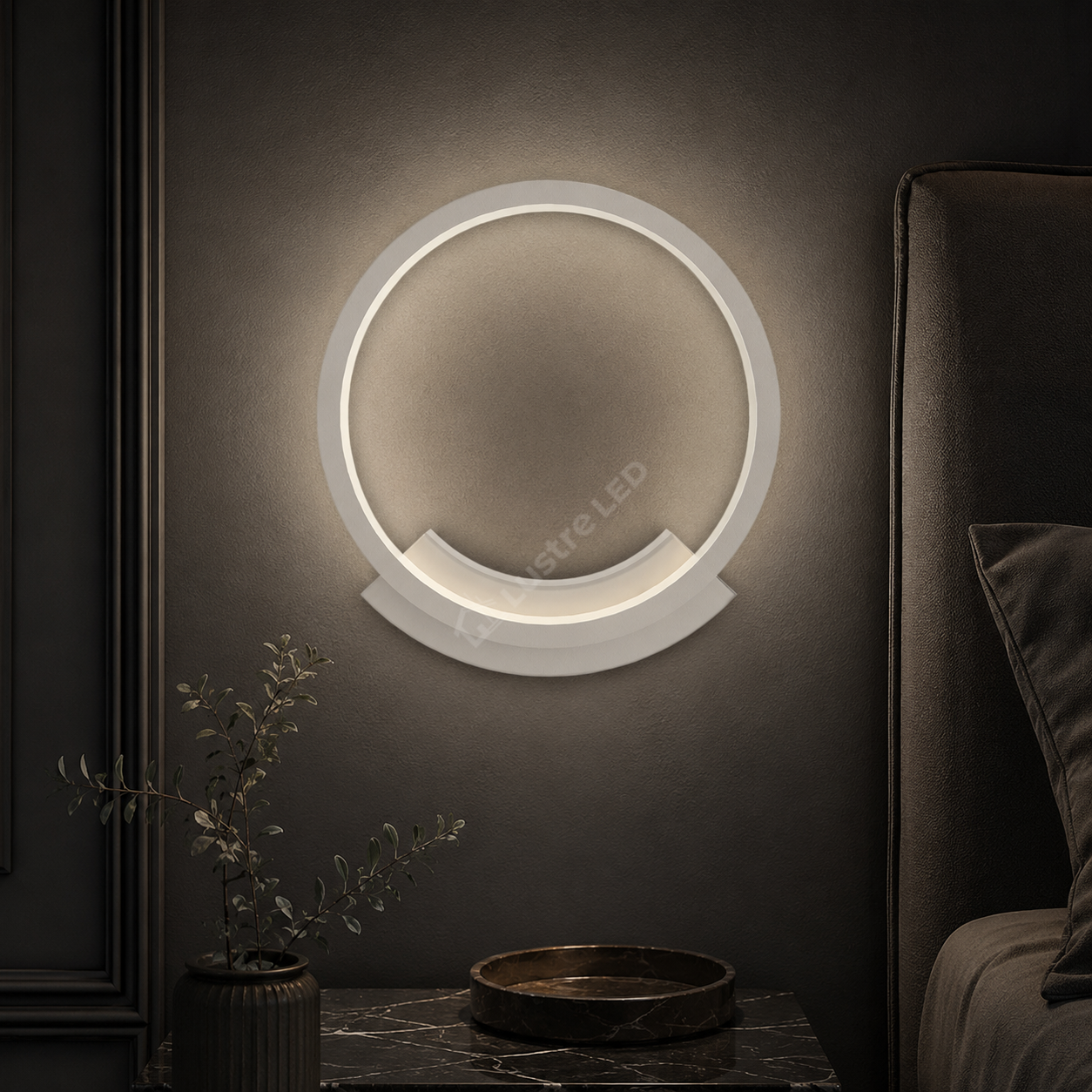Aplica LED ANELLO White Ø20CM Echivalent 80W