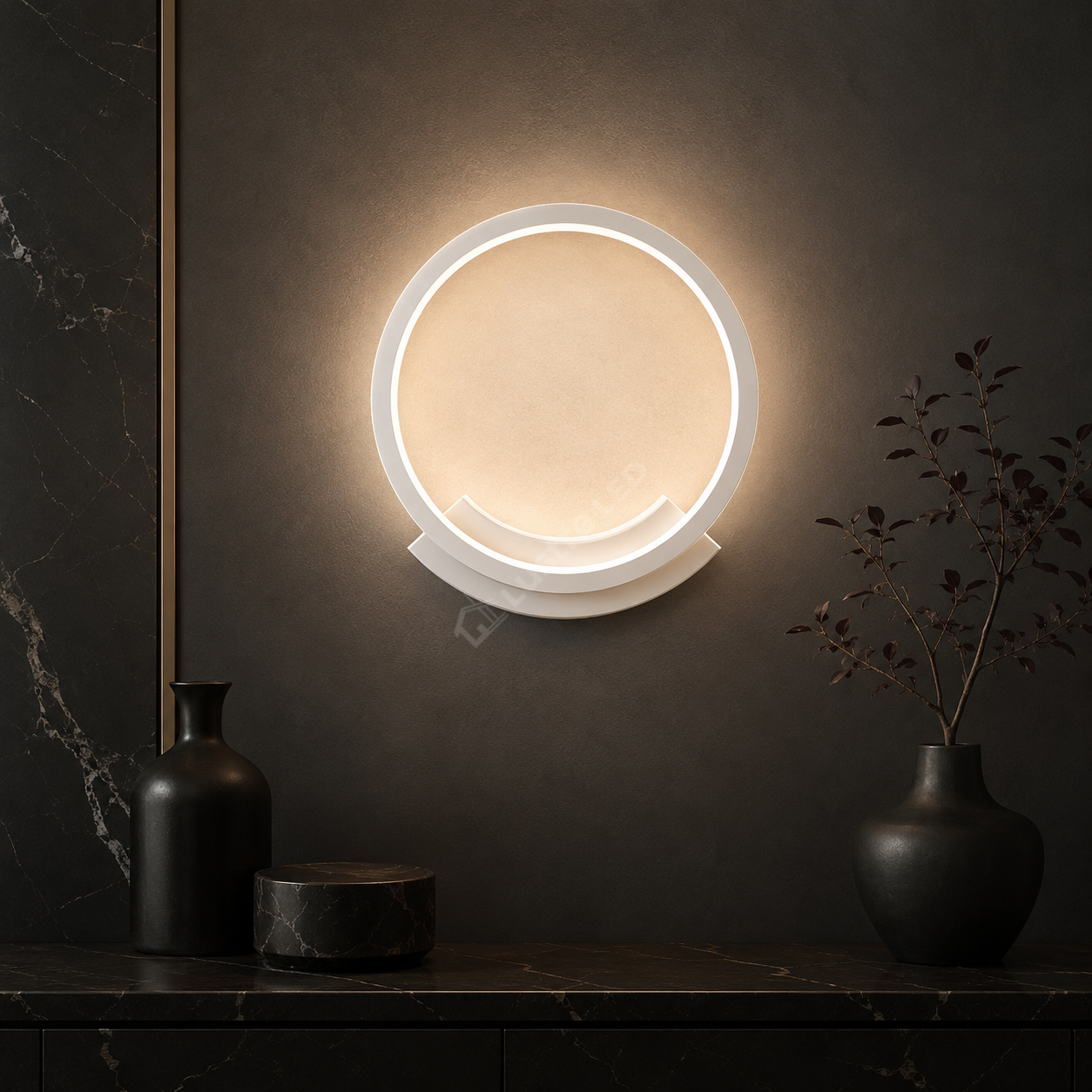Aplica LED ANELLO White Ø20CM Echivalent 80W