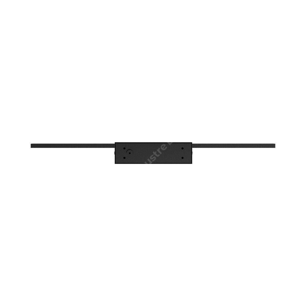 Aplica LED Baie 12W VIREN Neagra 60cm 3 Lumini din Buton