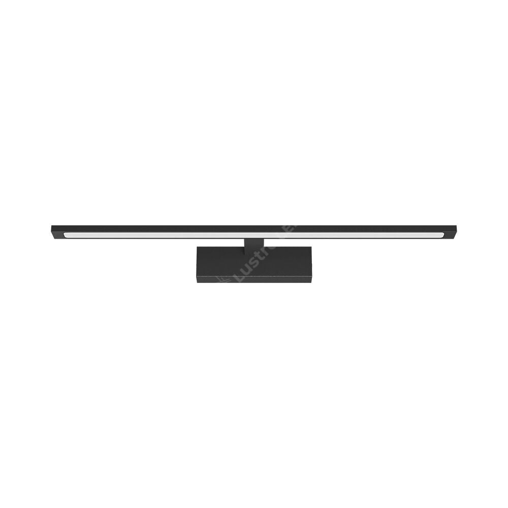 Aplica LED Baie 12W VIREN Neagra 60cm 3 Lumini din Buton