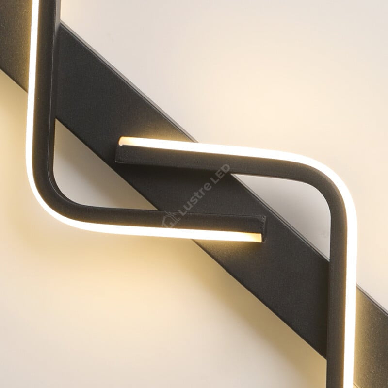 Aplica LED BEZY Black 80CM