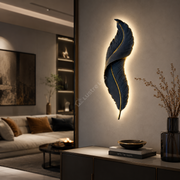 Aplica LED BLACK Luxury Feather 25W 63CM