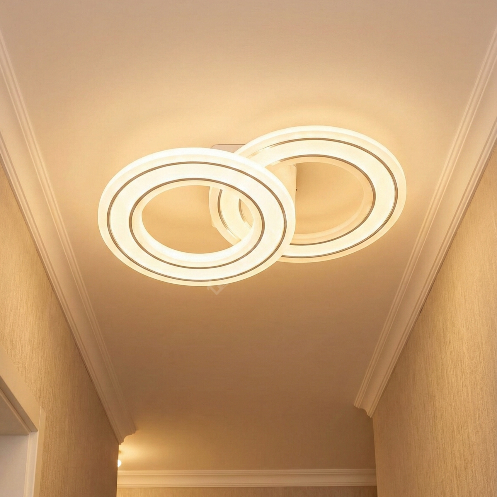 Aplica LED Circle GRIDLINE Alba Echivalent 300W Telecomanda
