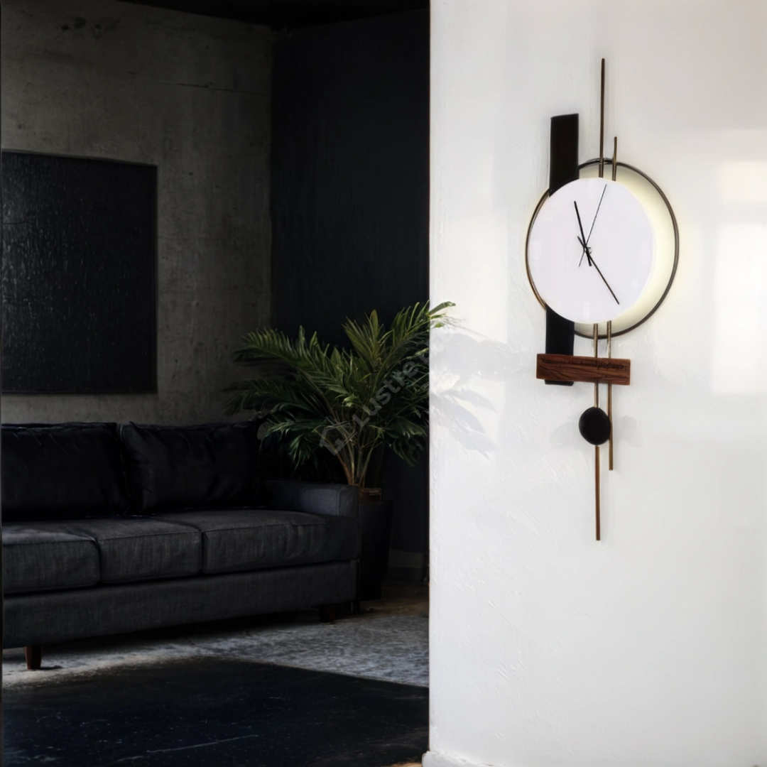 Aplica LED cu Ceas Chronos Point AL260-1 APLICA PERETE Wall Light Fixtures