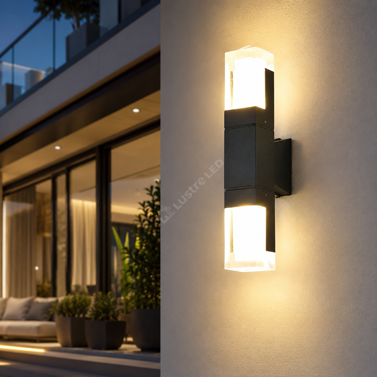Aplica LED Double NUVIA 20W IP65 3000K