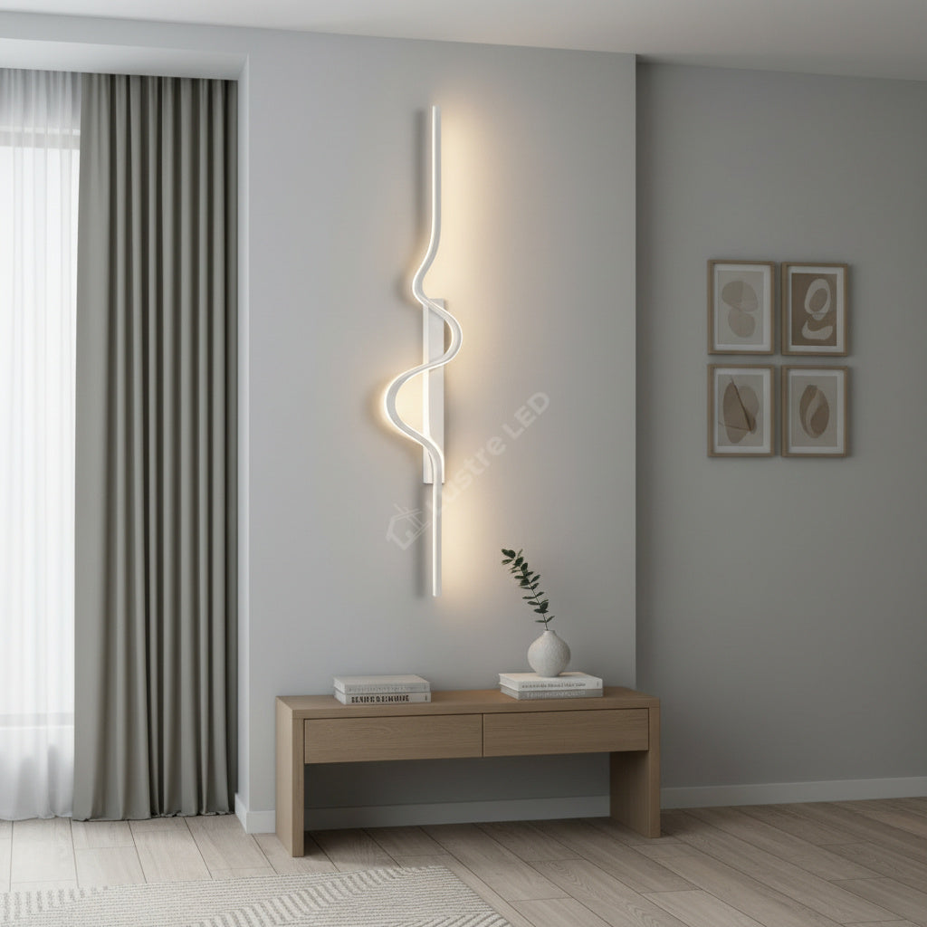 Aplica LED Dunes 36W 60cm Echivalent 150W Alba