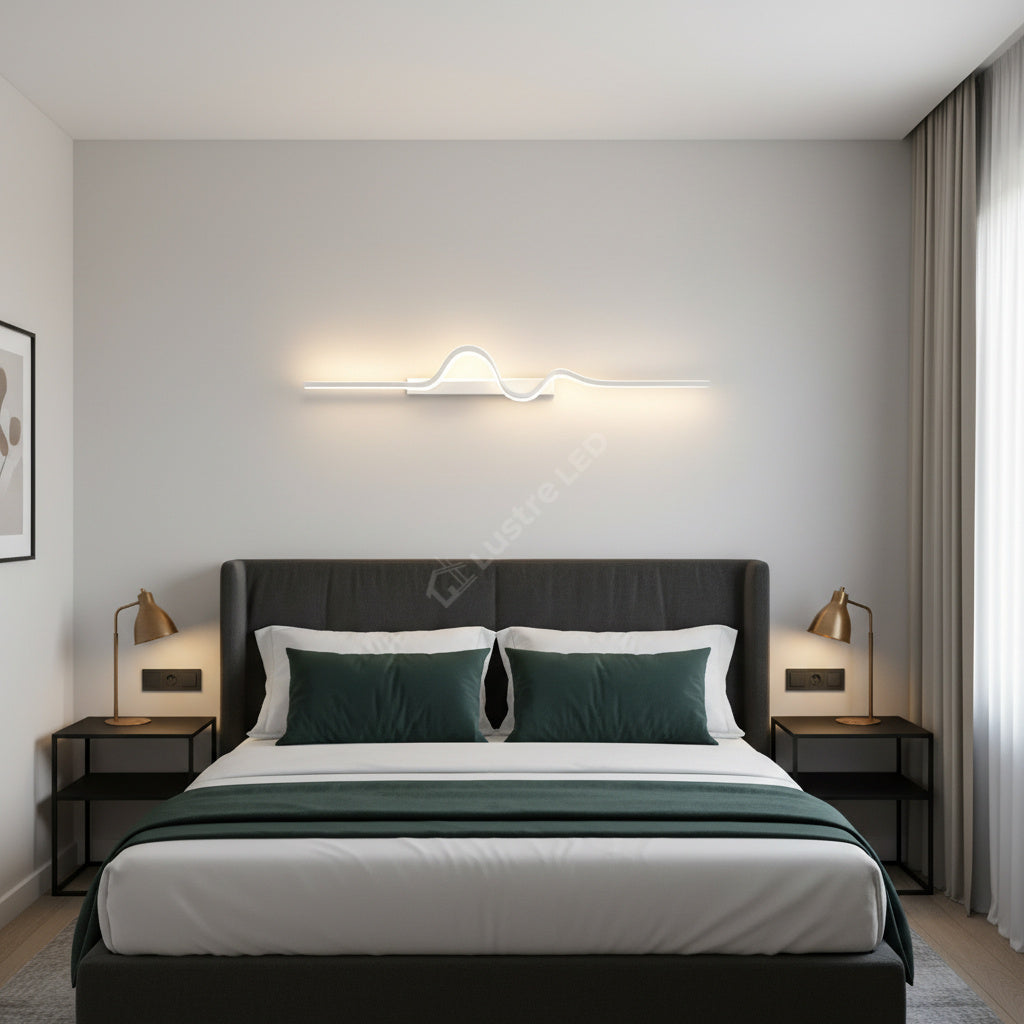 Aplica LED Dunes 36W 60cm Echivalent 150W Alba