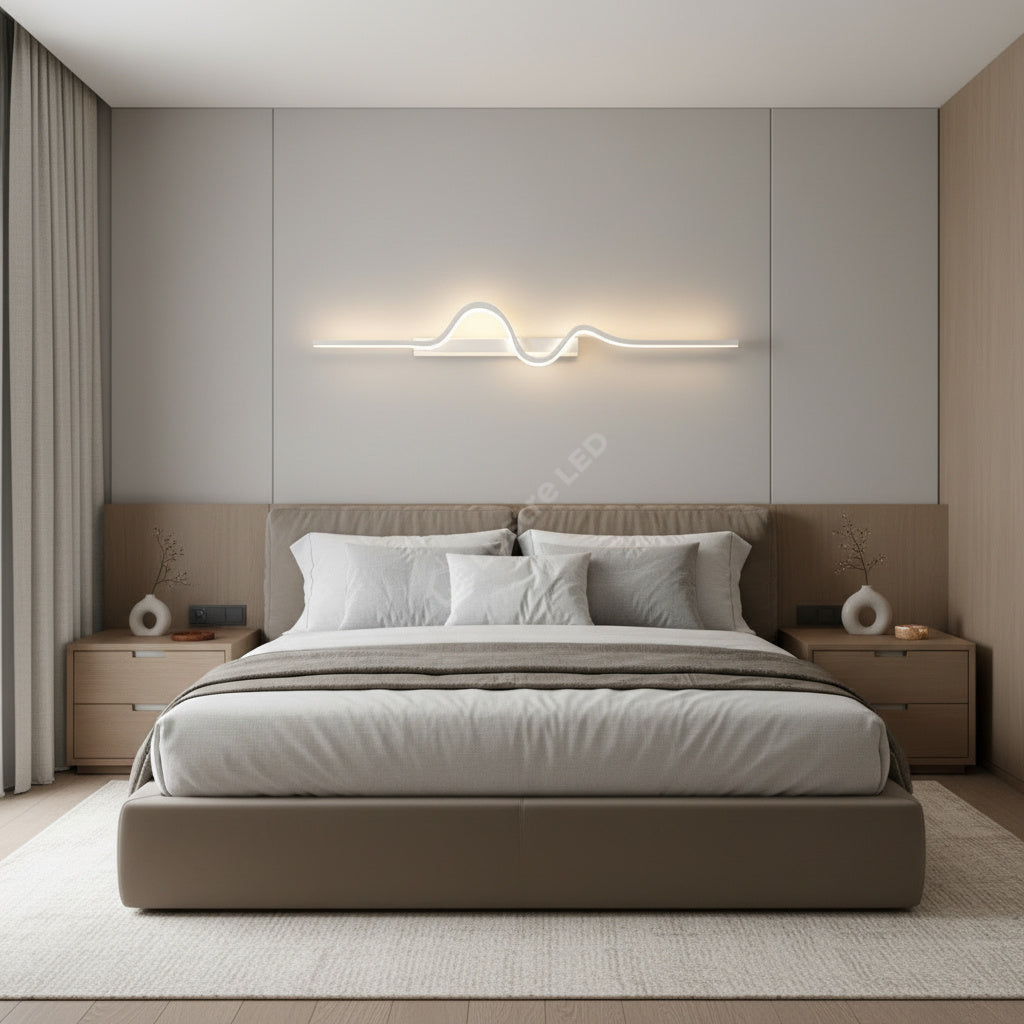 Aplica LED Dunes 36W 60cm Echivalent 150W Alba