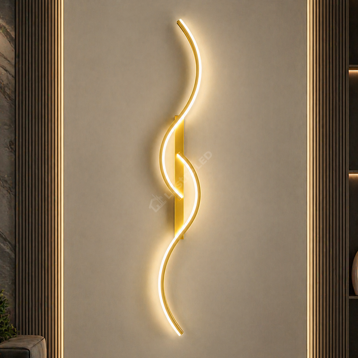 Aplica LED Eternity Gold 20W 80cm