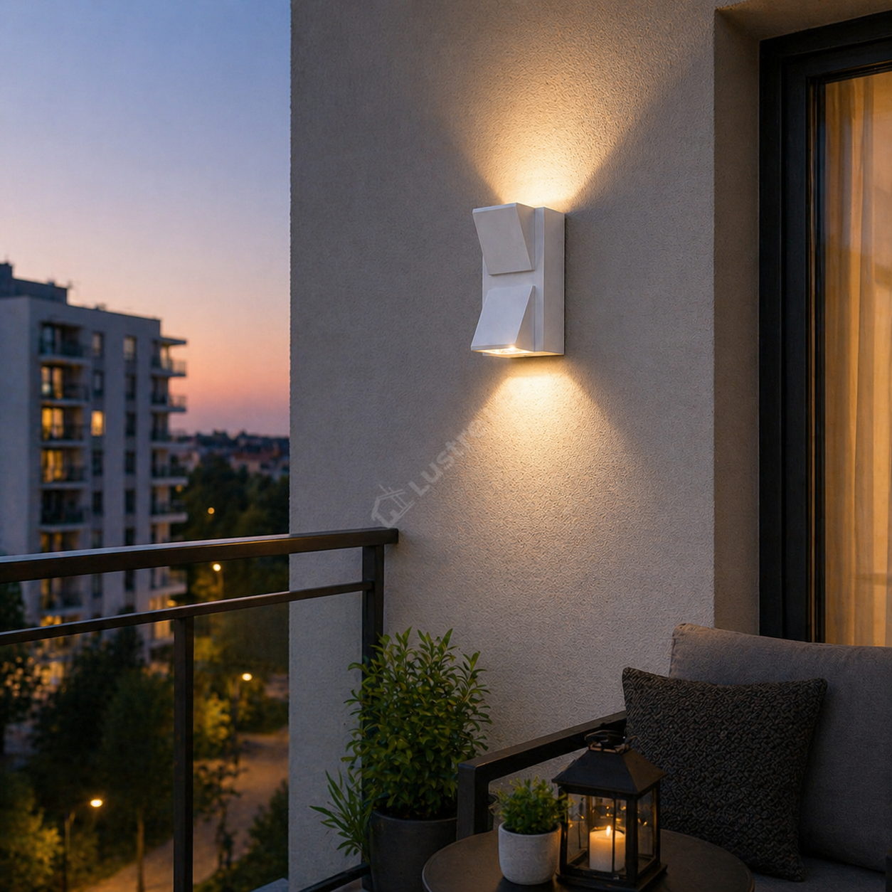 Aplica LED Exterior 2x5W V1 Alba