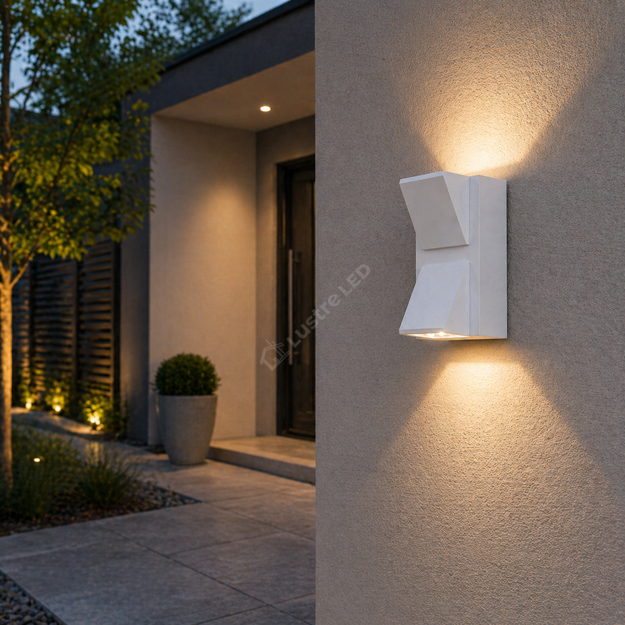 Aplica LED Exterior 2x5W V1 Alba