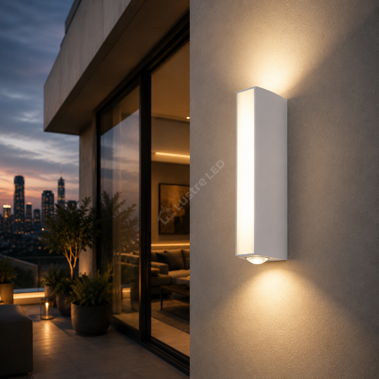 Aplica LED Exterior 7W Alba Iluminare 3 unghiuri