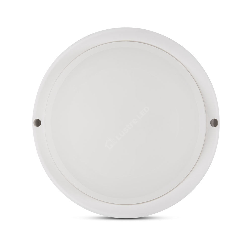 Aplica LED Exterior BAT XAVI Alba cu Senzor IP65 18W