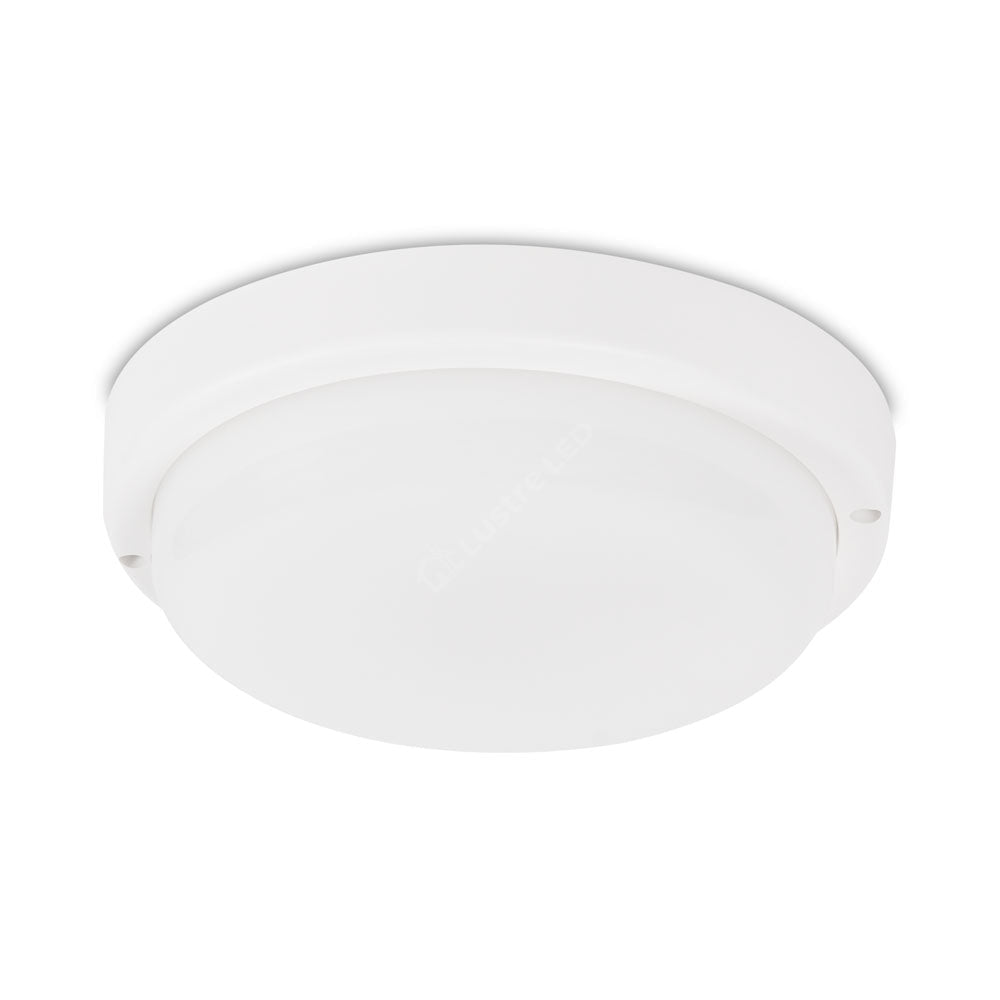 Aplica LED Exterior BAT XAVI Alba cu Senzor IP65 18W