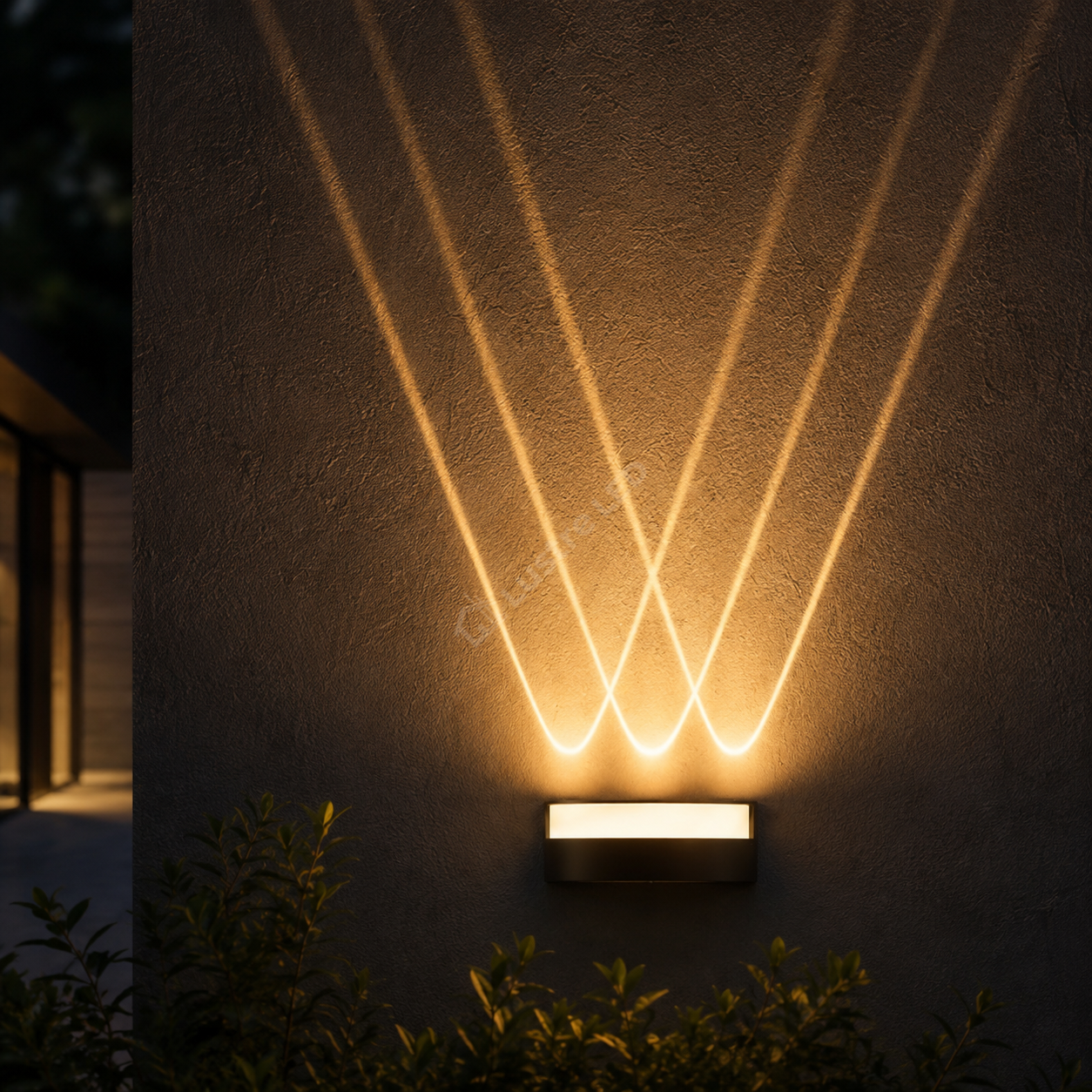 Aplica LED Exterior GETTO Black Raze Multiple IP65 7W