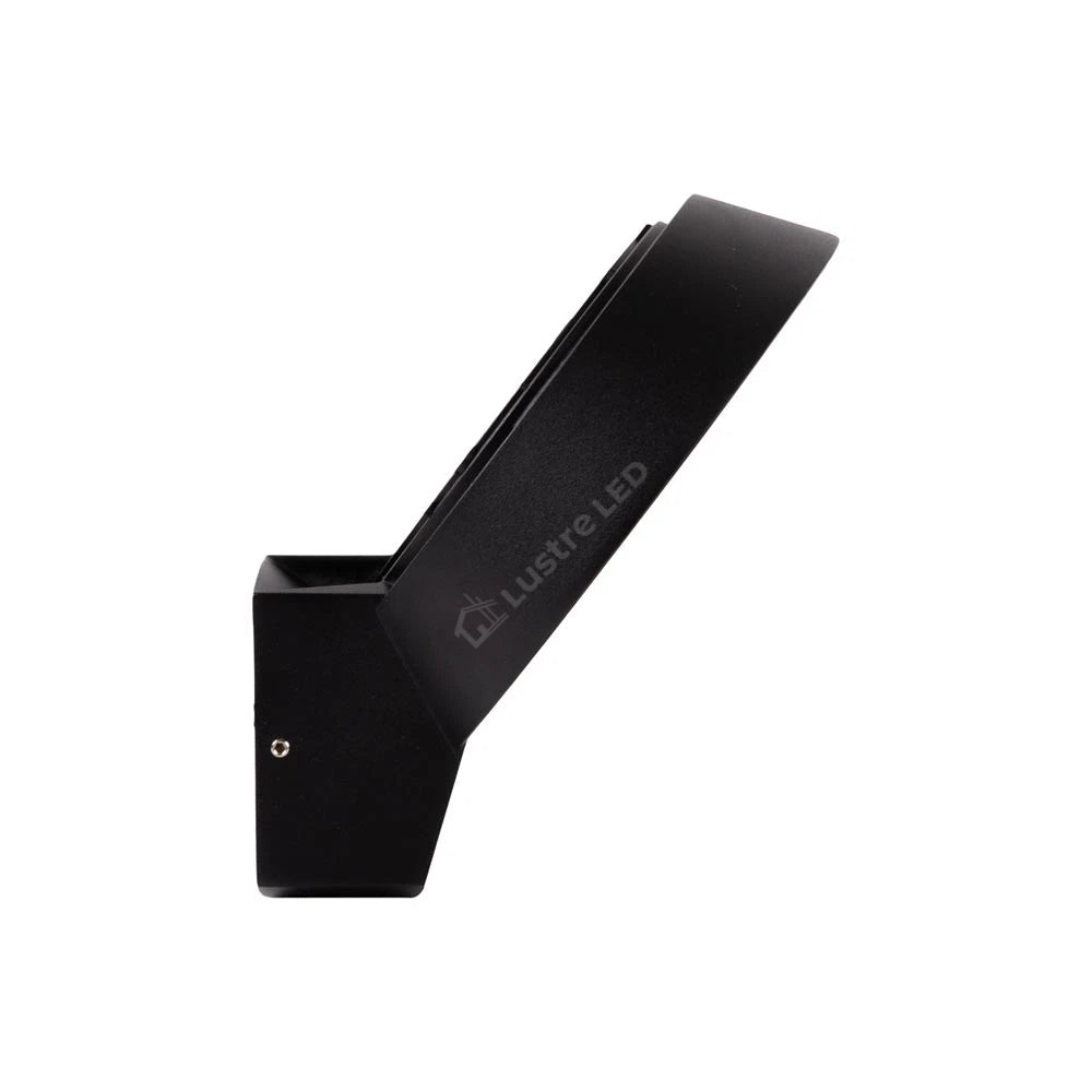 Aplica LED Exterior HATHOR Black 16W 4000K IP54 Echivalent 75W