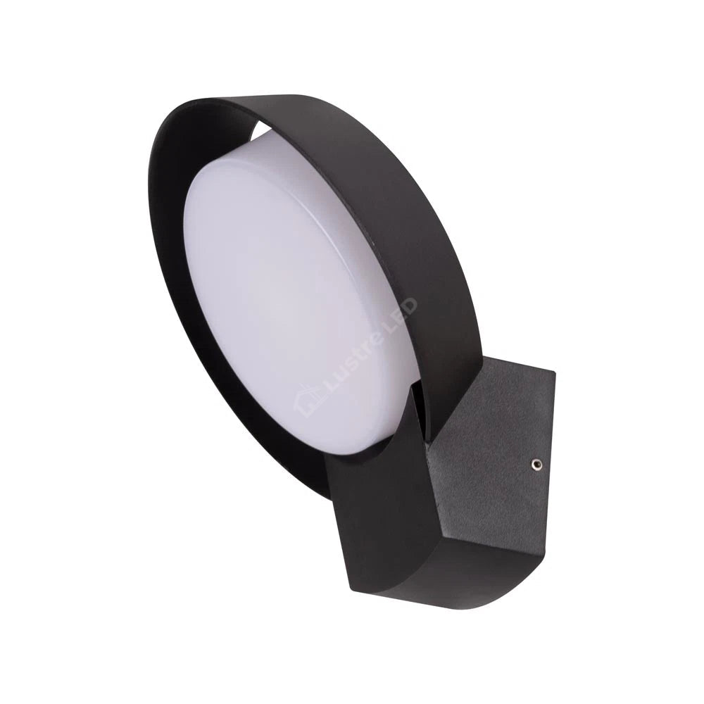 Aplica LED Exterior HATHOR Black 16W 4000K IP54 Echivalent 75W