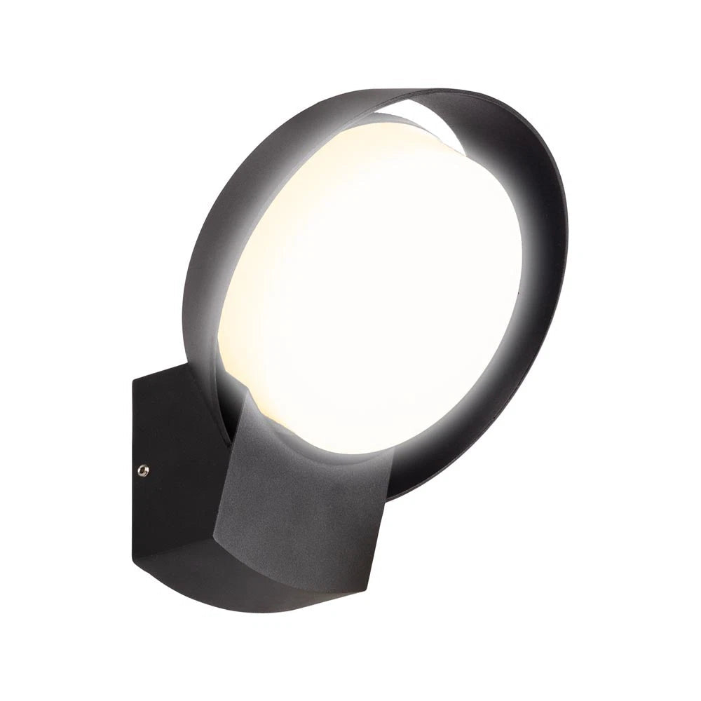 Aplica LED Exterior HATHOR Black 16W 4000K IP54 Echivalent 75W