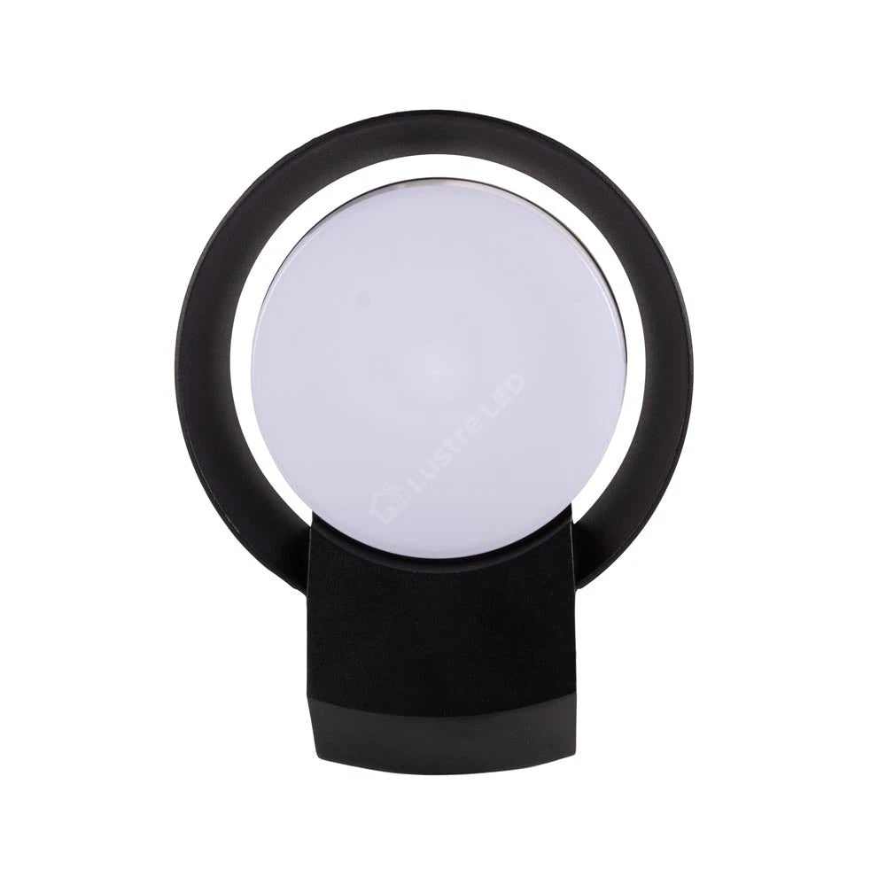 Aplica LED Exterior HATHOR Black 16W 4000K IP54 Echivalent 75W