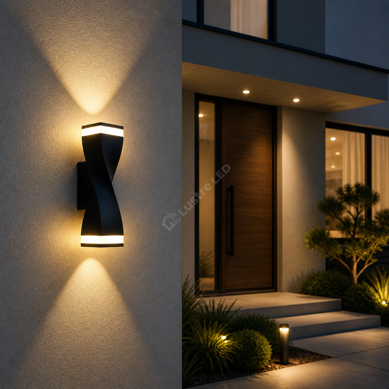 Aplica LED Exterior OREL Black IP65