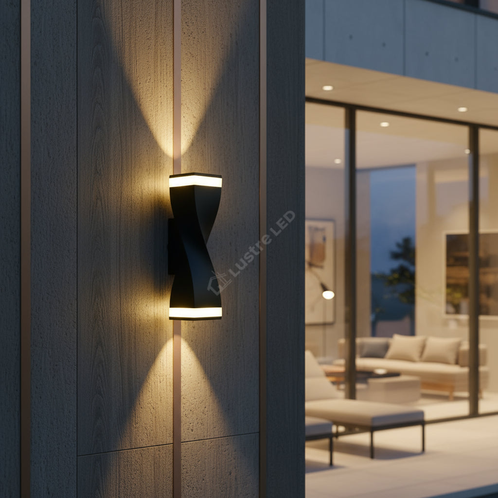 Aplica LED Exterior OREL Black IP65