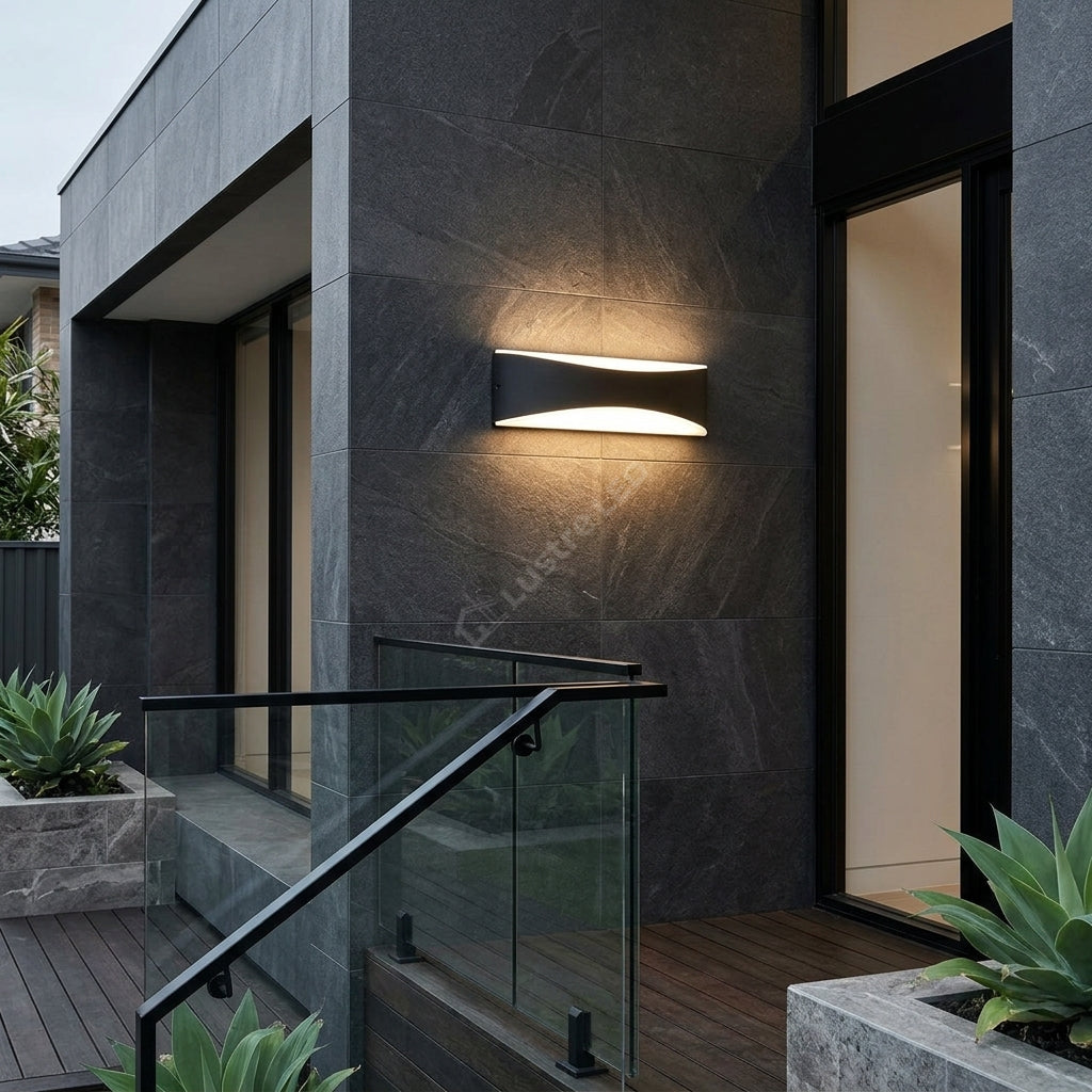 Aplica LED Exterior PIRUS-S2 10W Neagra