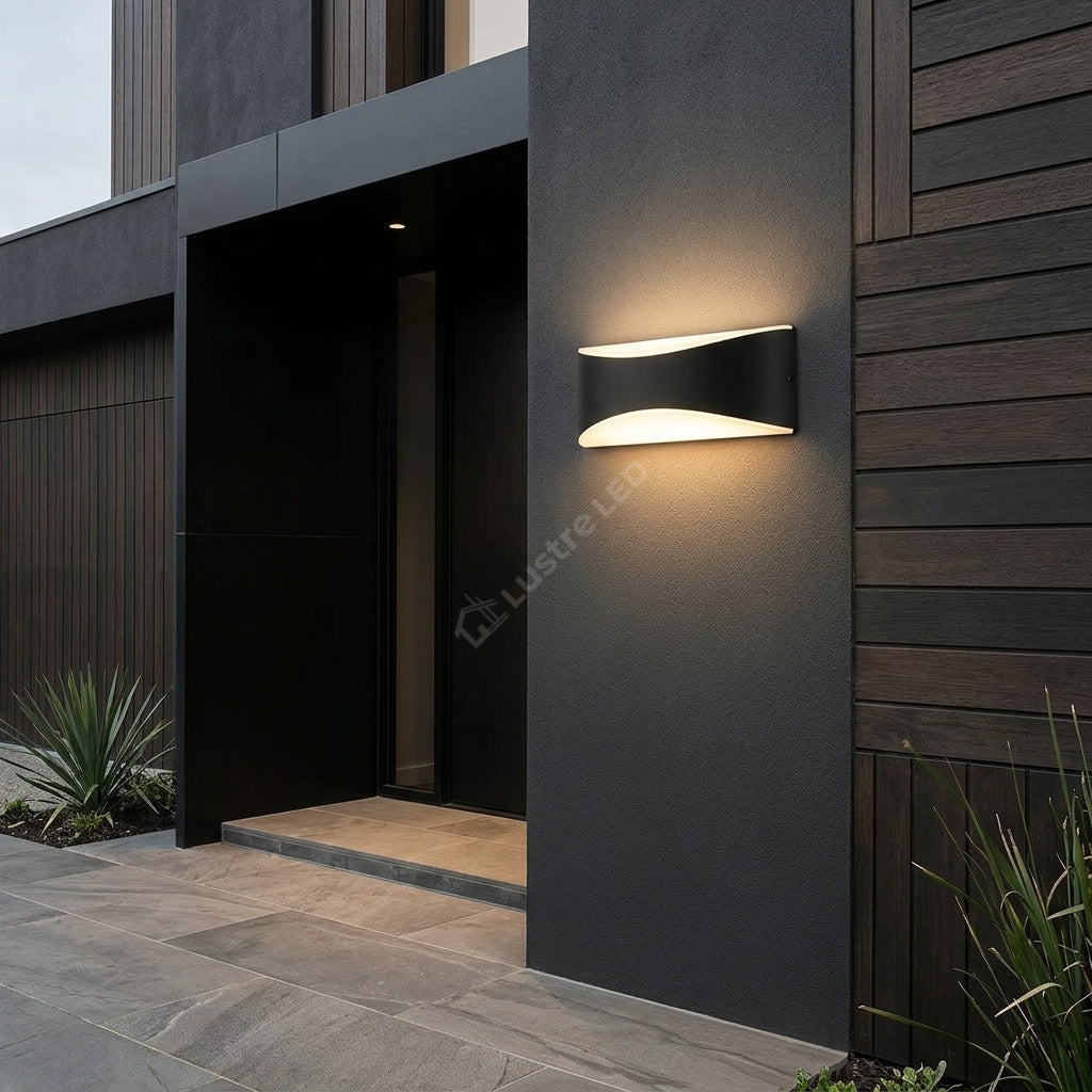 Aplica LED Exterior PIRUS-S2 10W Neagra
