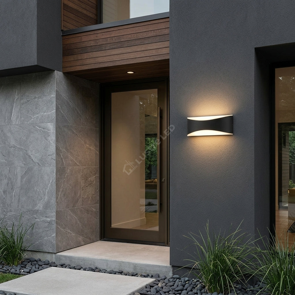Aplica LED Exterior PIRUS-S2 10W Neagra