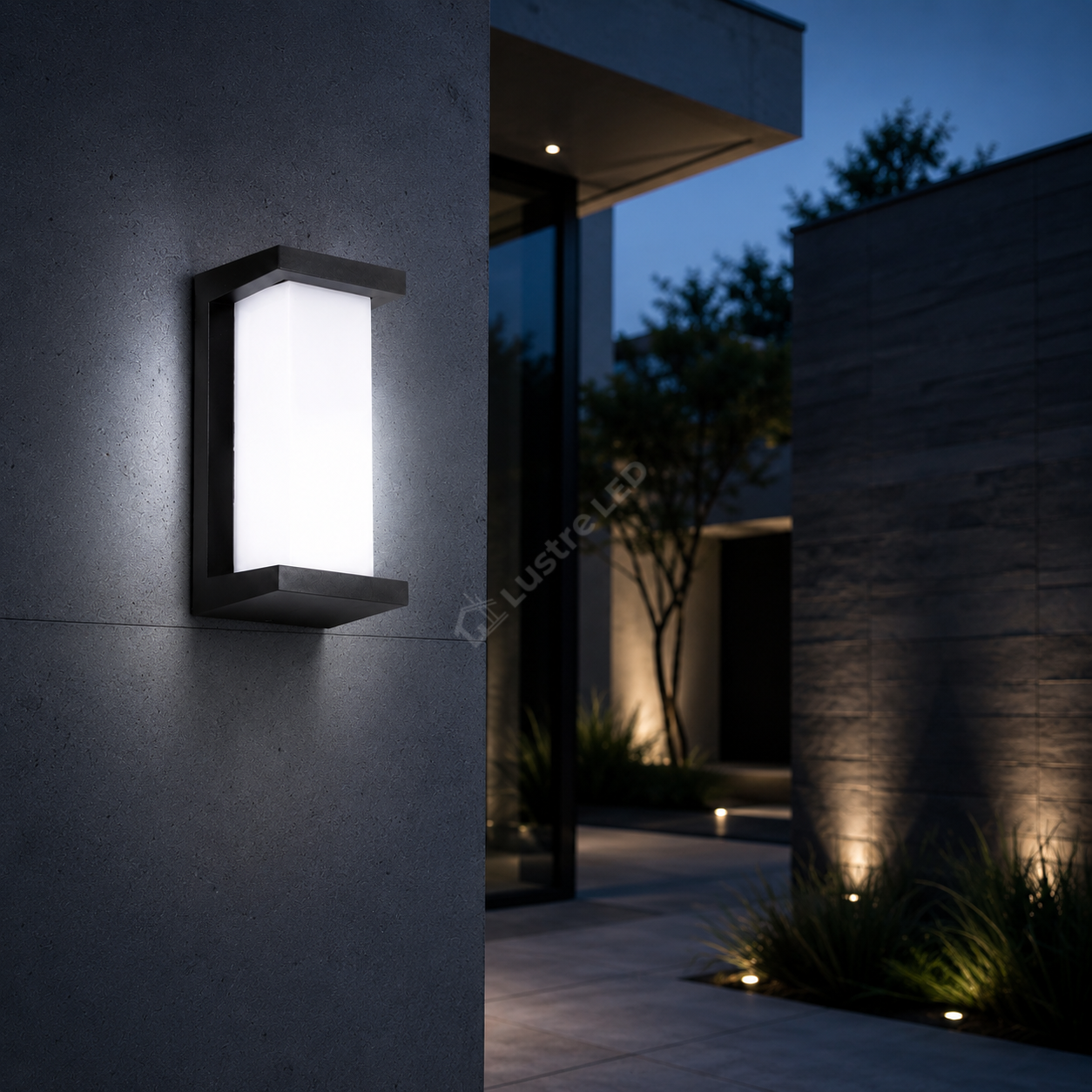 Aplica LED Exterior TANOR Black 18W 6500K IP54 Echivalent 100W