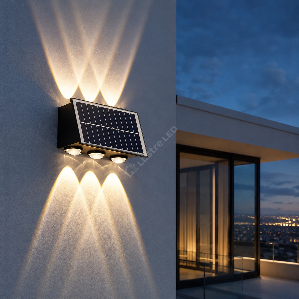 Aplica LED Exterior Trio 6W Solara