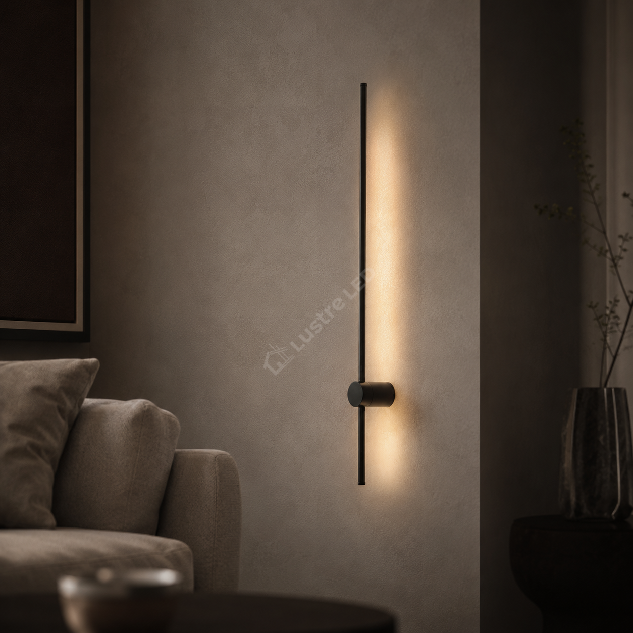 Aplica LED FRECCIA Black 87CM Echivalent 80W